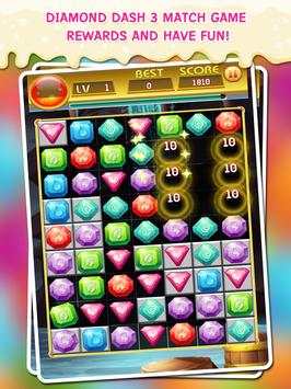 Diamond Dash 3 Match Game screenshot 3