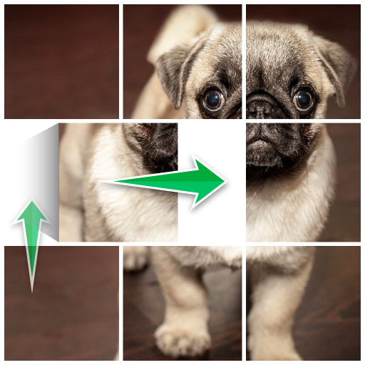 Super Simple Slide: 200 free tile sliding puzzles icon