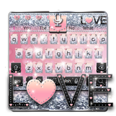 Love Diamond Glitter Keyboard иконка