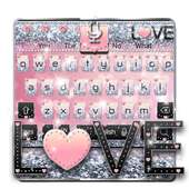 Love Diamond Glitter Keyboard on 9Apps