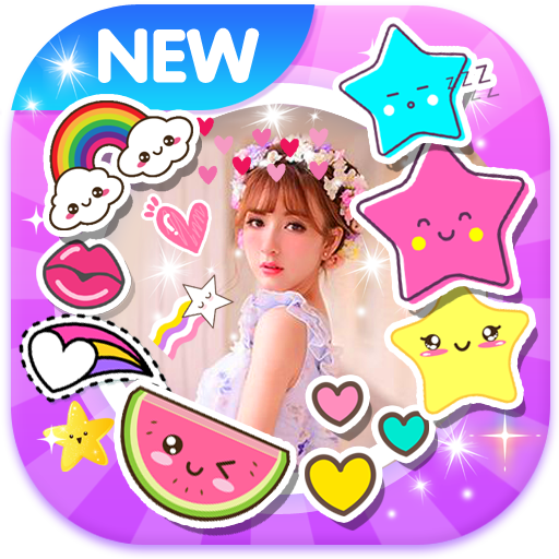 แต่งรูปน่ารัก สติ๊กเกอร์ น่ารัก icon