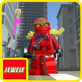 Jewels Of LEGO Ninja Street Battle أيقونة
