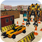 New Robot Car Transform Parking-Car Parking Driver icon