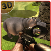 Angry Hippo Hunter Simulator icon
