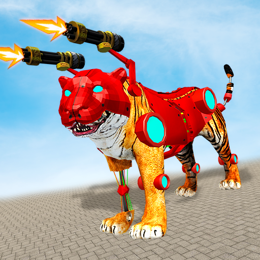 Tiger Robot Transforming: Tiger Robot City Attack icon