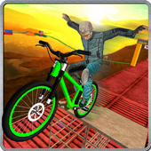 BMX Racer Bicycle Stunts 3D icon