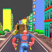 Subway Spider Rush - Amazing Super Hero Man Run icon