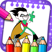 Teen Coloring Titans Go Game icon