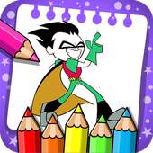 Teen Coloring Titans Go Game