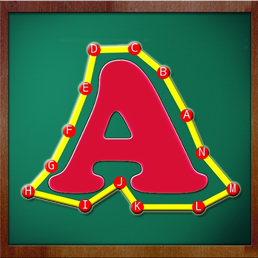 Kids connect dots game ABC icon