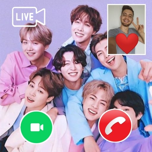 BTS Video Call : call and chat icon