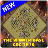 The Best Base COC TH 10