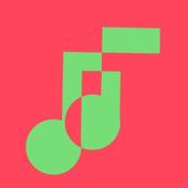 Music player mp3-songs and sound icon
