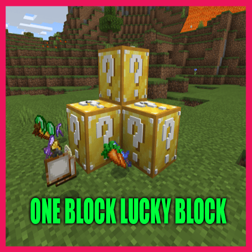 ONE BLOCK LUCKY for Minecraft icon