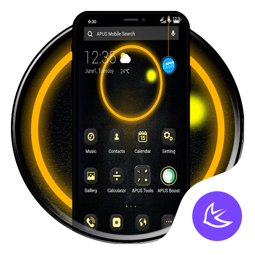 Solar Hola APUS Launcher theme icon