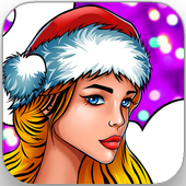 Glitter Coloring Princess - Adult Coloring Book icon