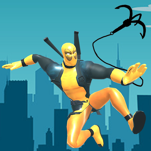 Super Rope Hero Gangster - Grand Crime City Game icon