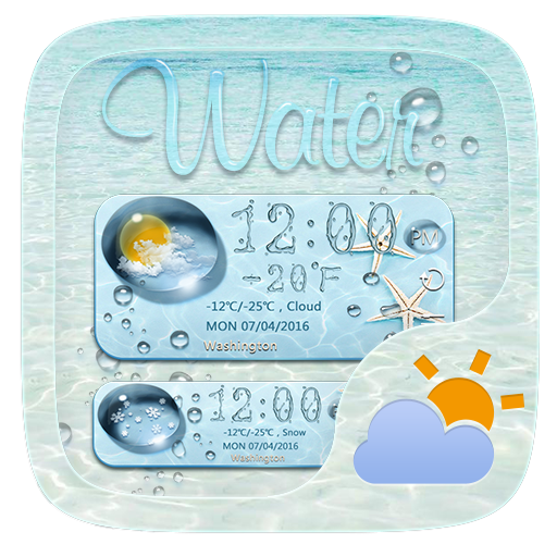 Water GO Weather Widget Theme icon
