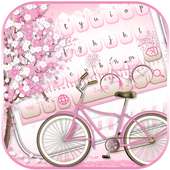 Thème du clavier à vélo Sakura on 9Apps