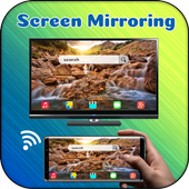 Screen Mirroring with TV icon