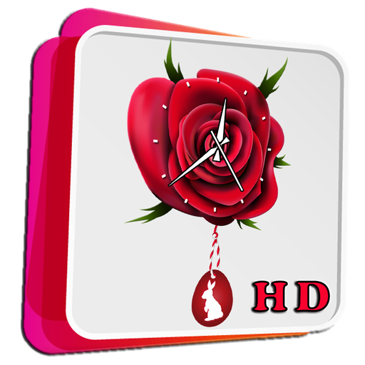 Rose Pendulum Clock Live wallp icon