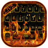 Flaming Fire Live Keyboard icon