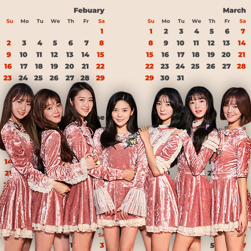 OH MY GIRL Calendar Widget icon