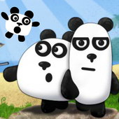 3 Pandas Escape, Adventure Puzzle Game icon