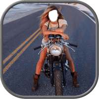 Girls Bike Cycle Photo Montage on 9Apps