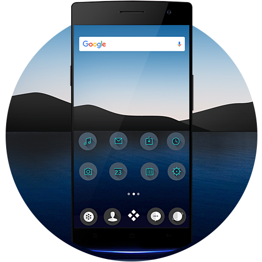 M Theme - Dark Green Icon Pack icon