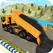 Road Construction Crane Sim icon