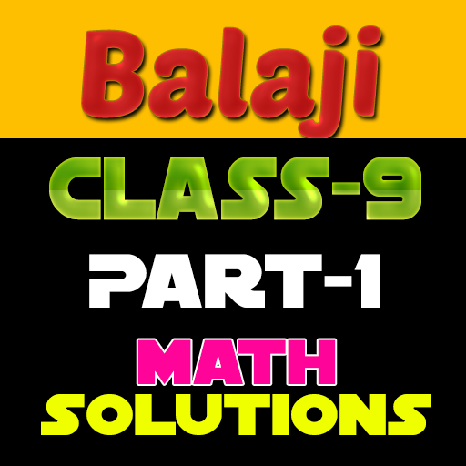 9th class math solution in hindi Balaji part1 आइकन