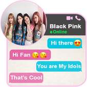 Black Pink Fake Chat on 9Apps