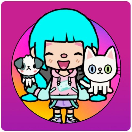 Lady Pink Toca Boca Wallpaper icon