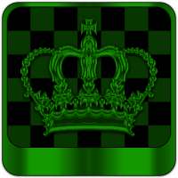 Green Chess Crown 3D Next Launcher theme