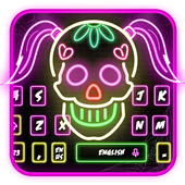 Horror Skull Night Keyboard Theme icon