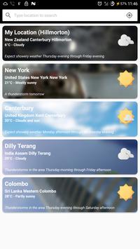 Weather Forecast Widget Clock (Animated Weather) screenshot 4