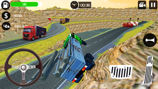 Off Road Euro 2 Cargo Truck: Driving Games 2021 screenshot 1