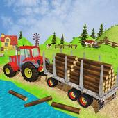 Tractor farming Cargo Games Transport 3D icon