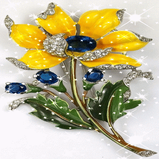 Diamond Yellow Flower LWP icon
