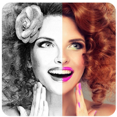 Arte de boceto a lápiz: editor de fotos en boceto icon