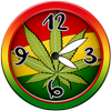 ikon Weed Analog Clock Widget