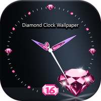 Diamond clock wallpaper on 9Apps