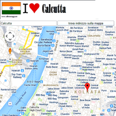 Calcutta map icon