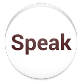 Text to speech أيقونة