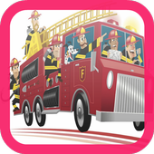Free Kids Fire Engine Games icon