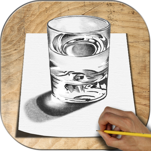 Drawing by hand icon