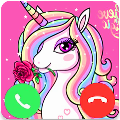 Fake call -From Princess unicorn doll icon