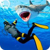 Angry Shark Fishing Time icon