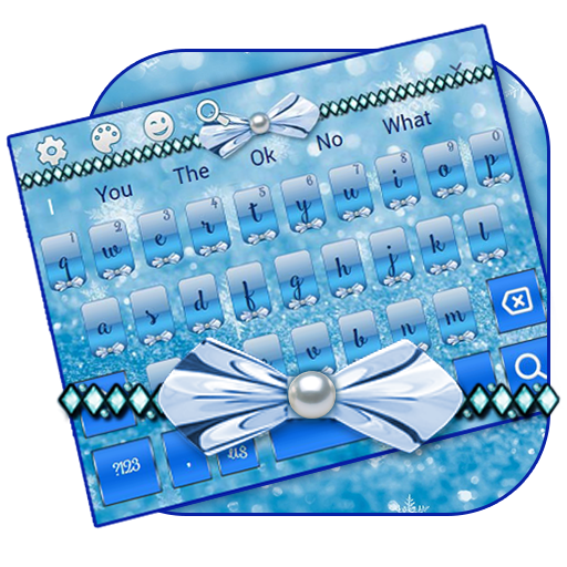 แป้นพิมพ์น่ารัก Glitter Bow icon